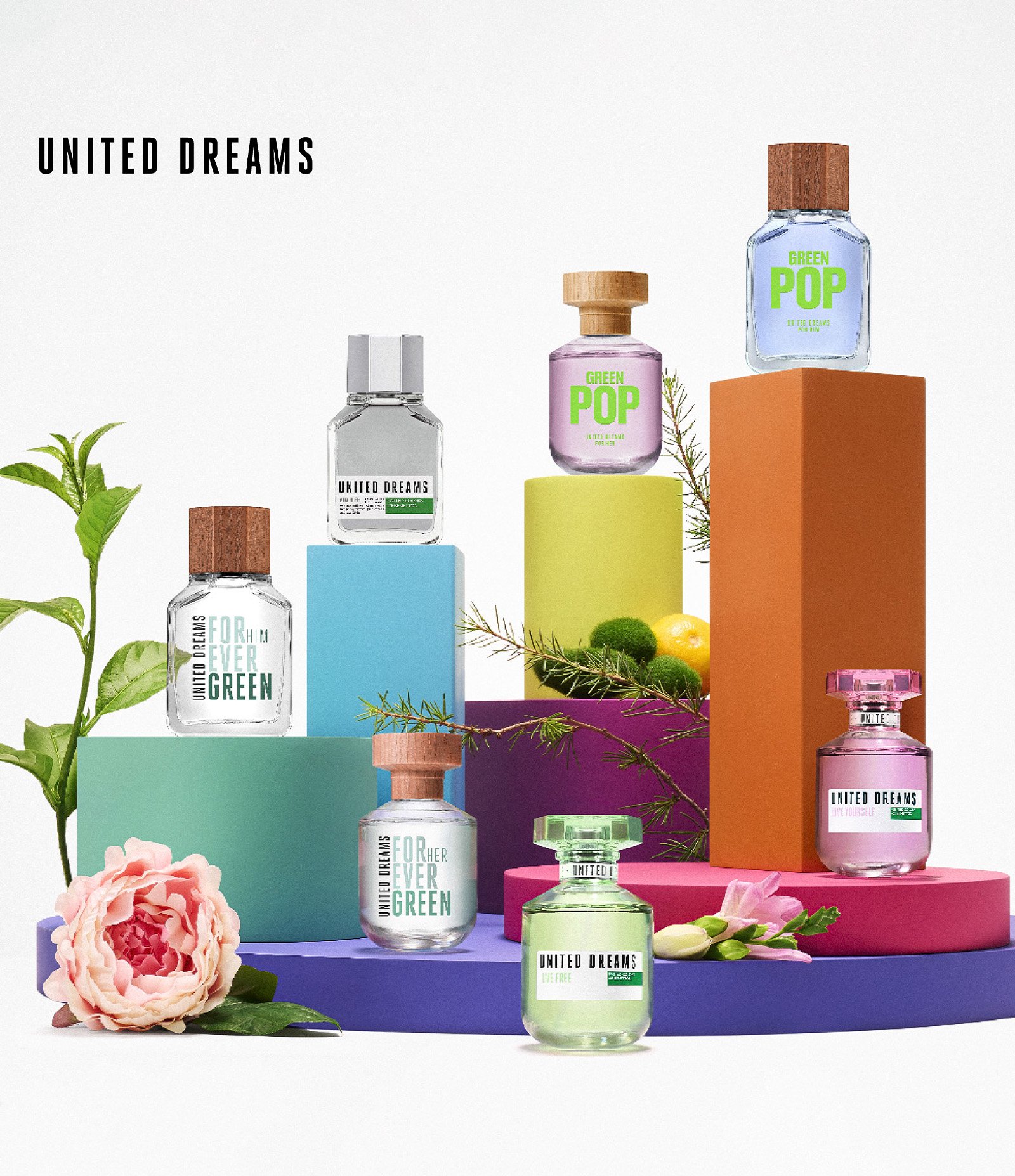 Eau de Toilette Feminino United Dreams Green Pop Benetton  80ml 6