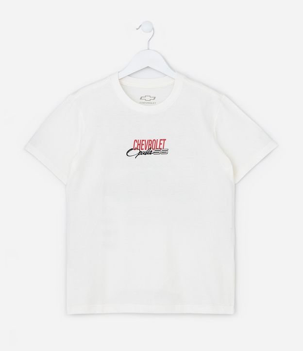 Camiseta Infantil com Estampa Opala Chevrolet - Tam 5 a 14 Anos