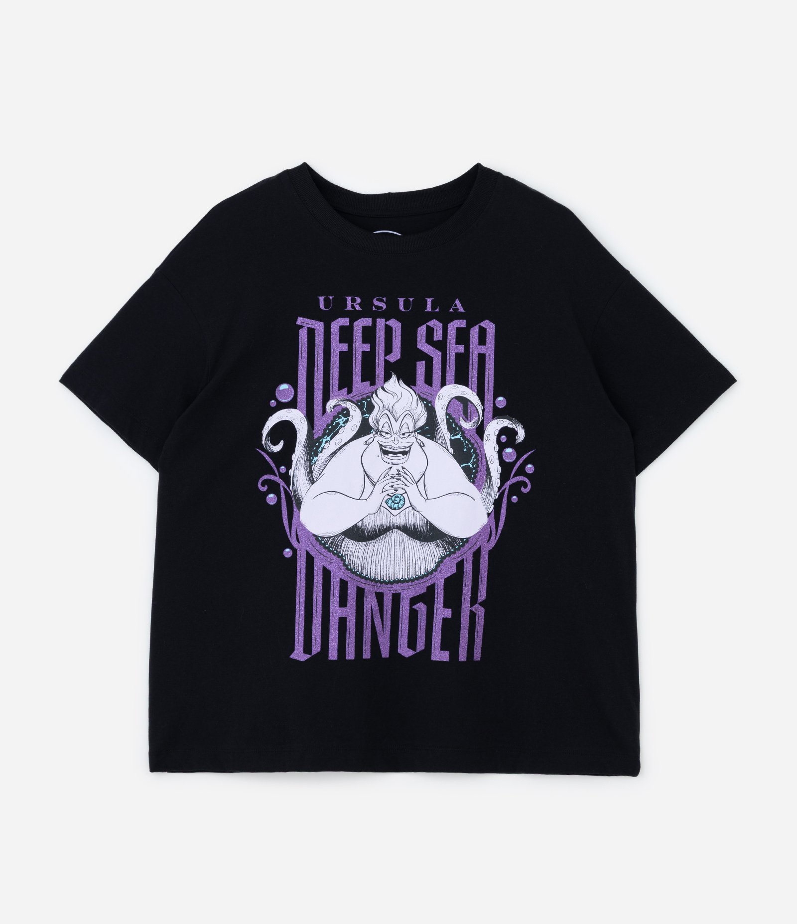 Camiseta Oversized Estampa Ursula Curve & Plus Size Preto 4