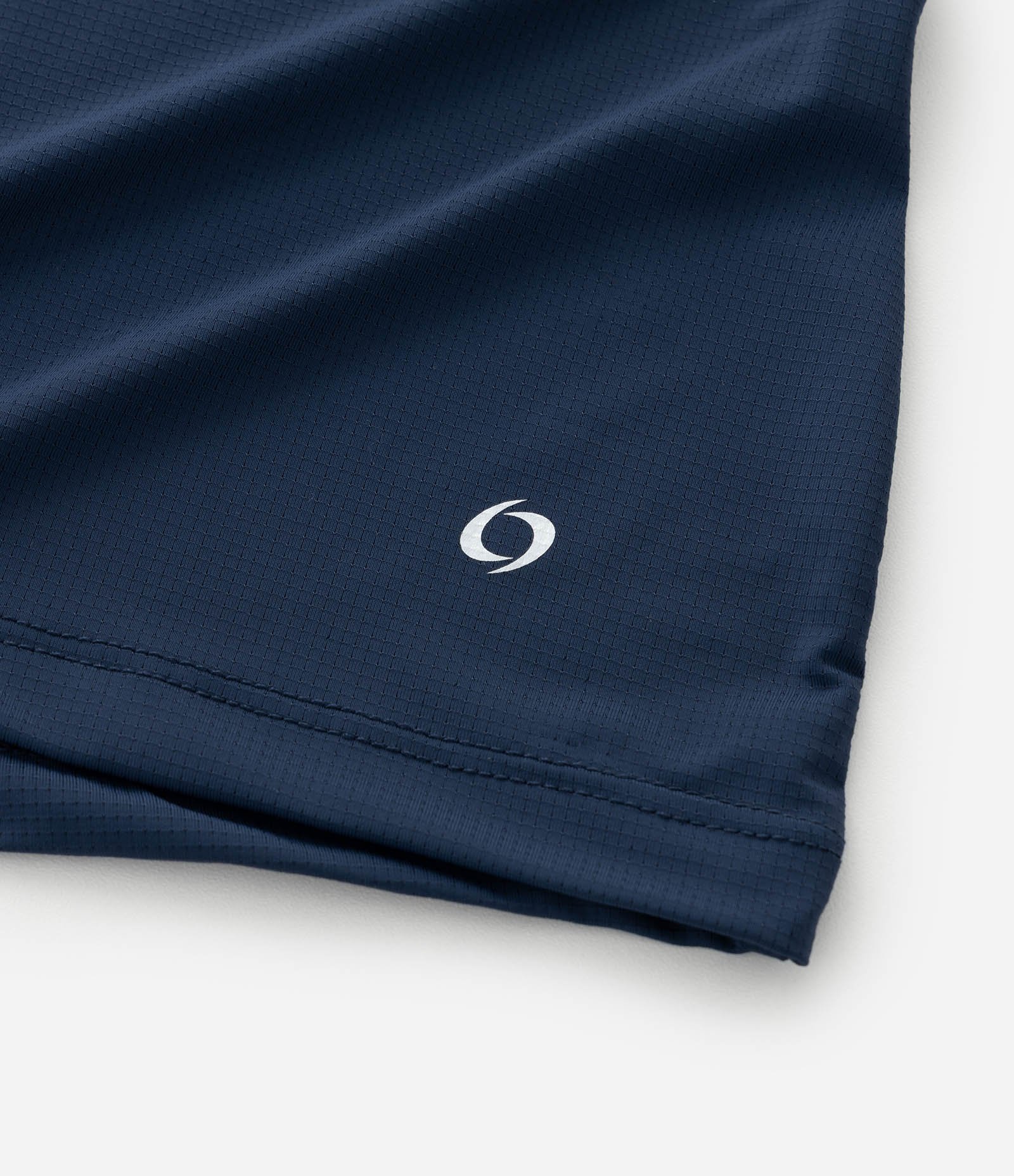 Camiseta Esportiva Regular Texturizada com Detalhe Refletivo Azul Marinho 5