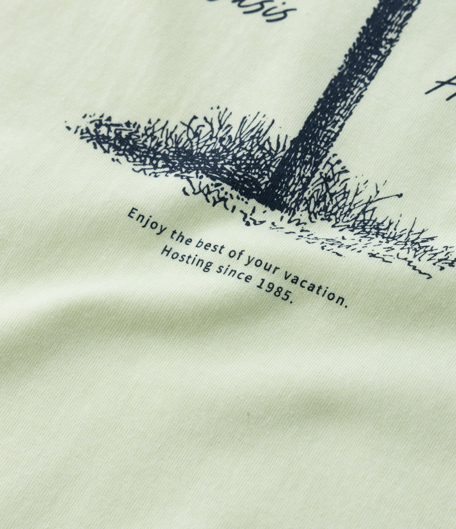 Camiseta Infantil com Lettering Palm Springs - Tam 5 a 14 Anos Verde 5