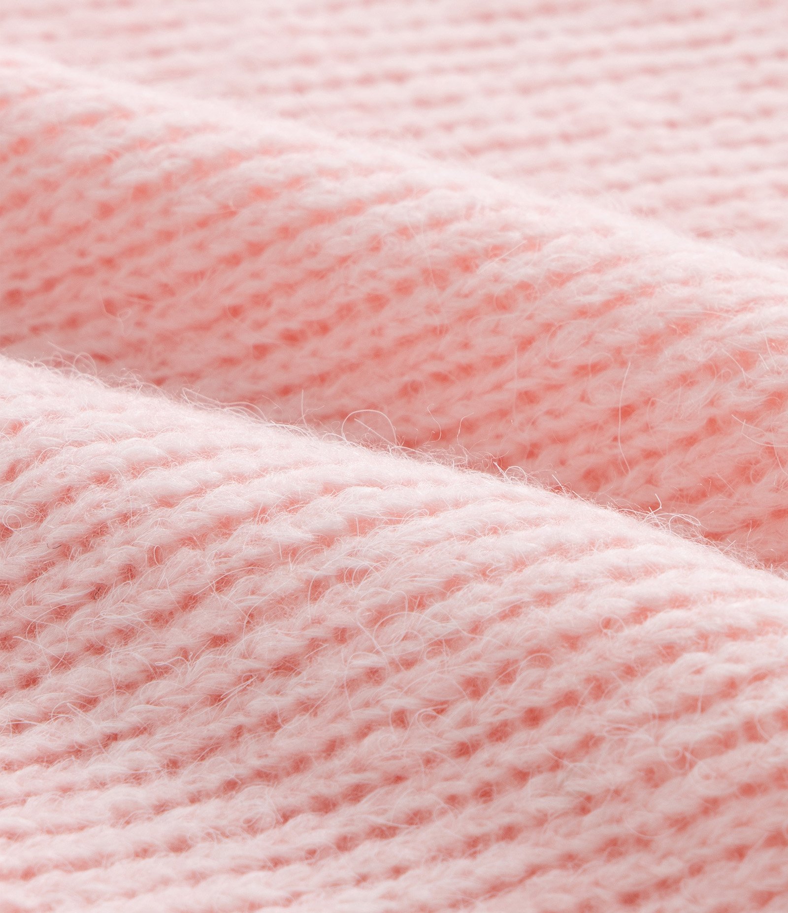 Suéter em Tricô com Gola Alta e Manga Bufante Curve & Plus Size Rosa 6