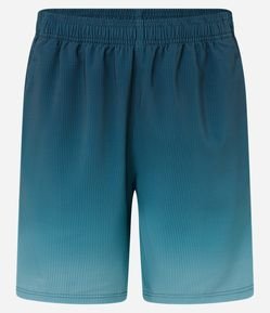 Bermuda Esportiva com Xadrez e Degrade na Barra