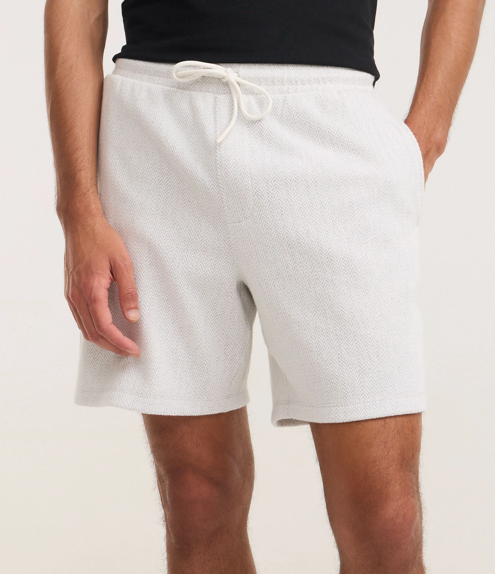 Bermuda em Jacquard com Textura Cinza 2