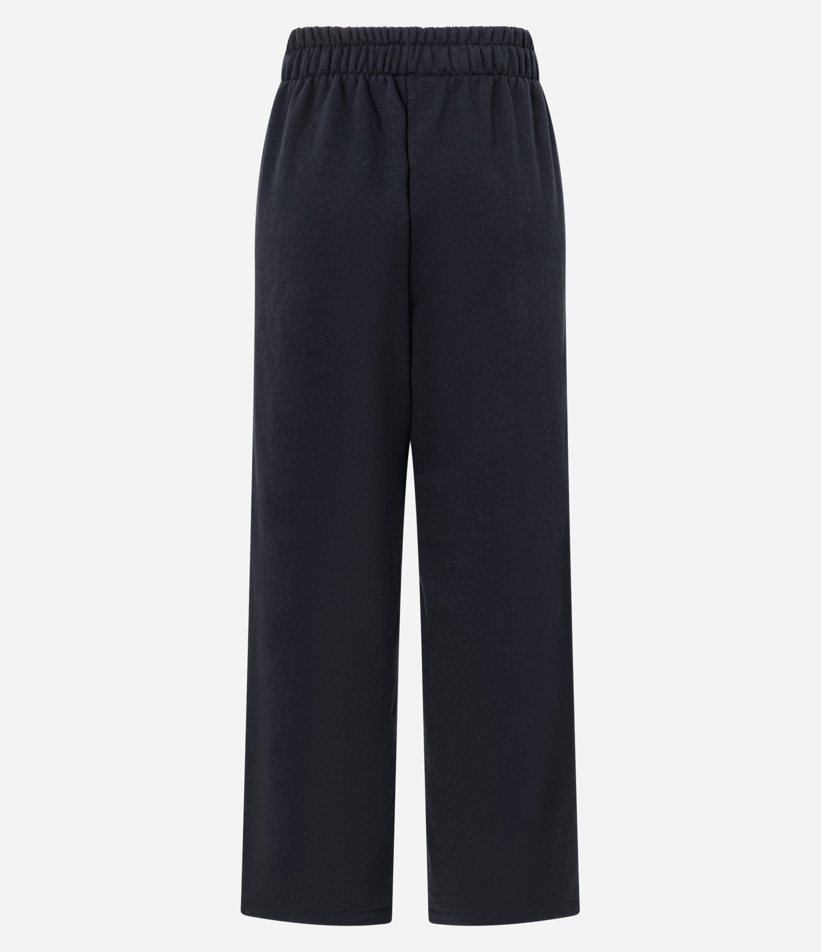 Calça em Moletom com Forro Fleece e Bordado Lateral Preto 3