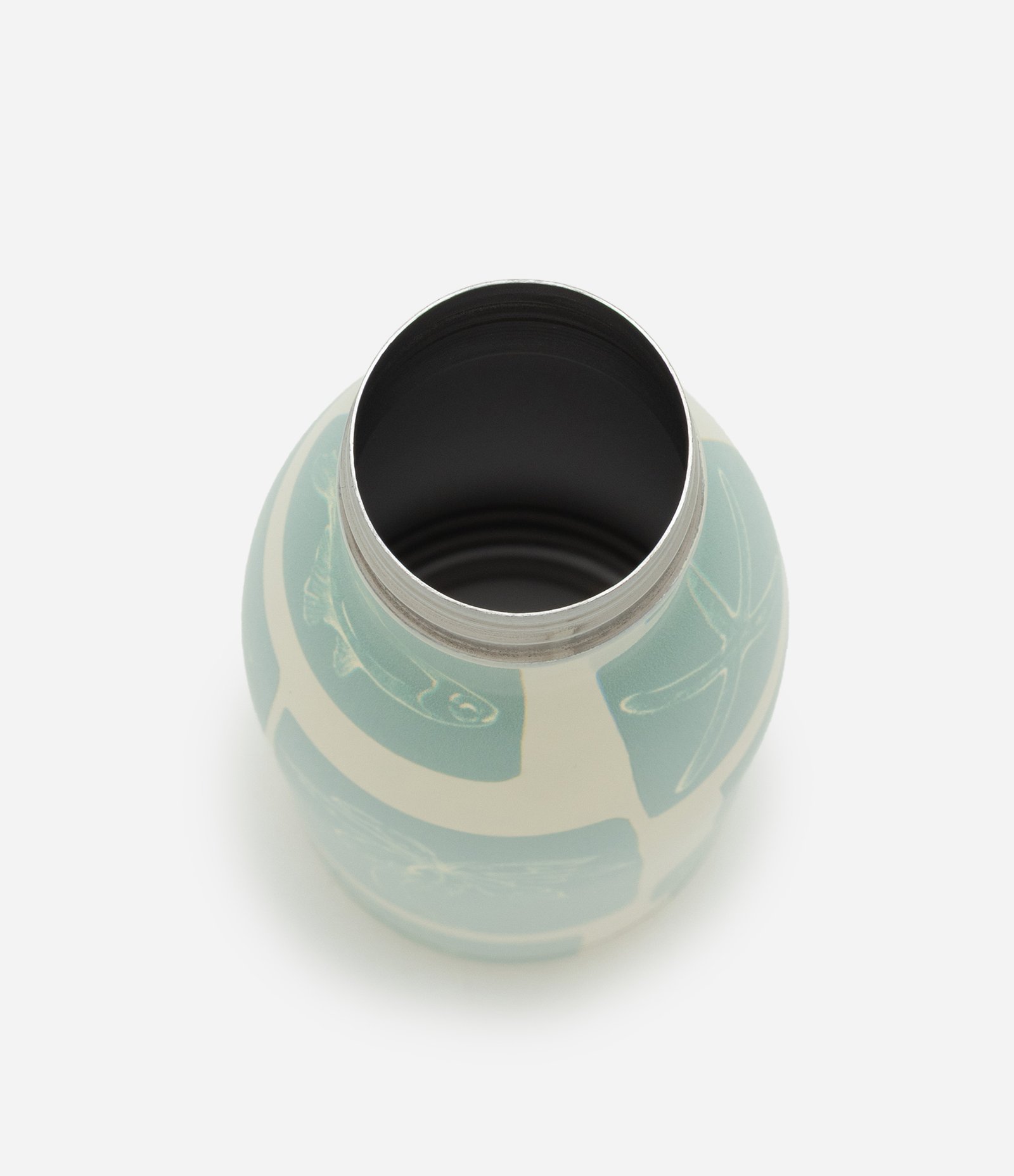 Garrafa Térmica em Metal com Estampa Fundo do Mar Off White 2