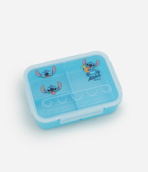 Pote Lancheira com Divisórias do Stitch