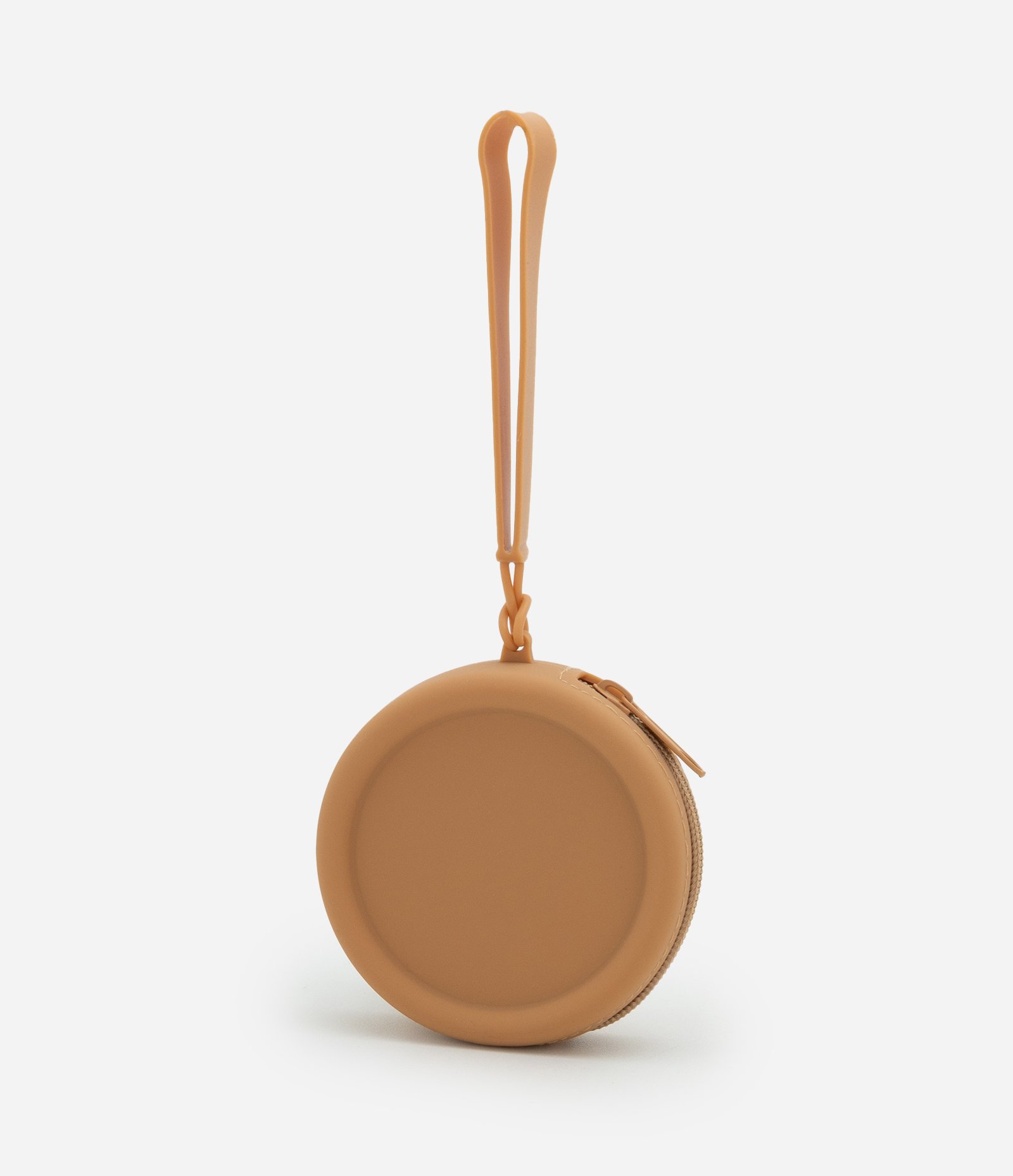 Nécessaire Porta Moedas em Silicone Estampa Carinha de Capivara Marrom 3