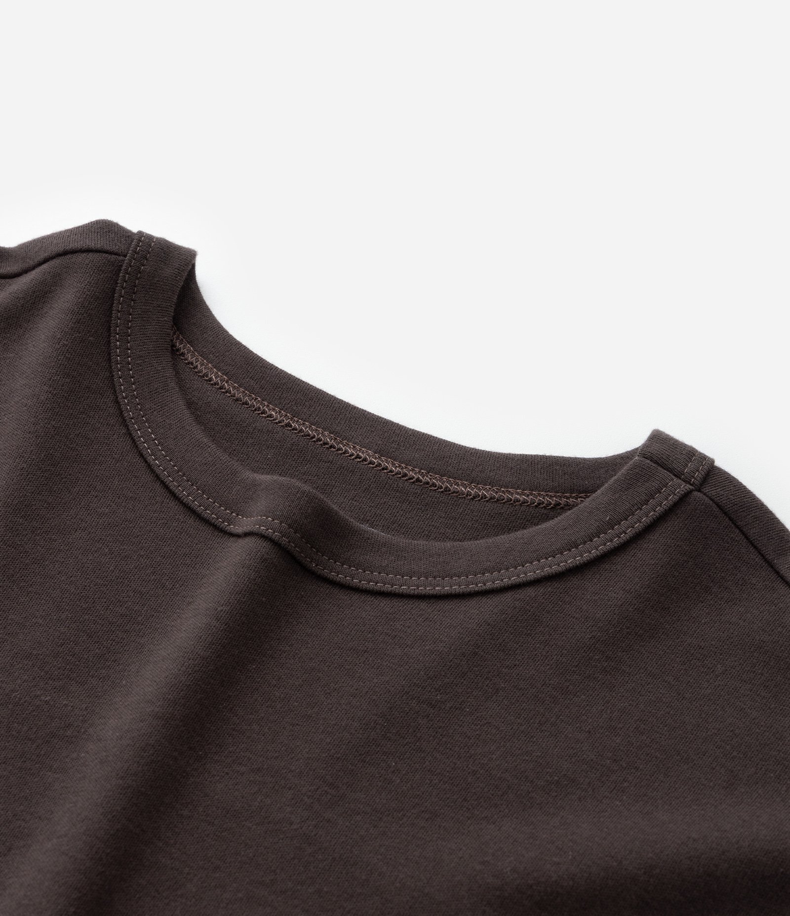 Camiseta Oversized Infantil em Suedine - Tam 5 a 14 Anos Marrom 4