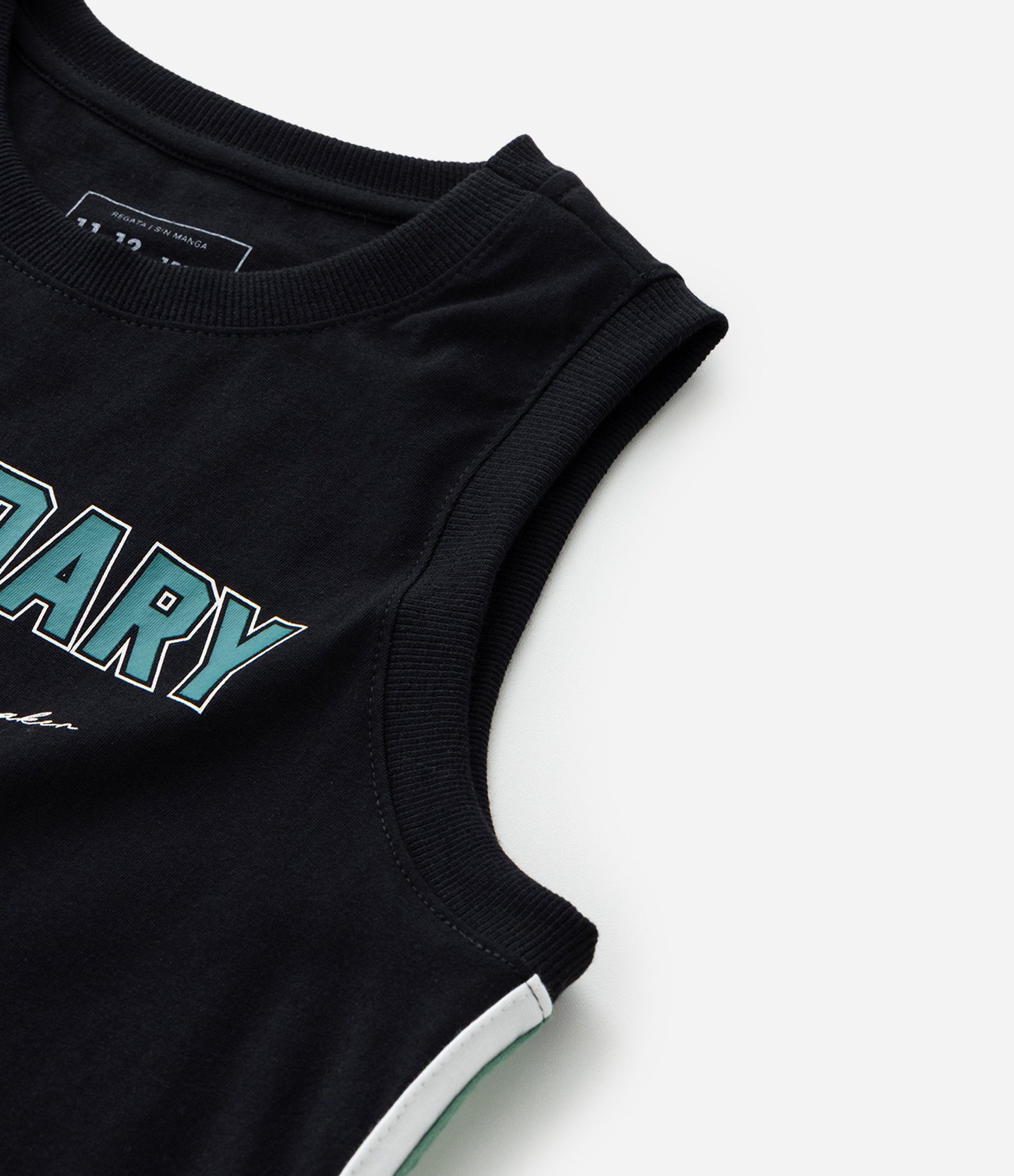 Regata Esportiva Infantil com Estampa Legendary - Tam 5 a 14 Anos Preto 5