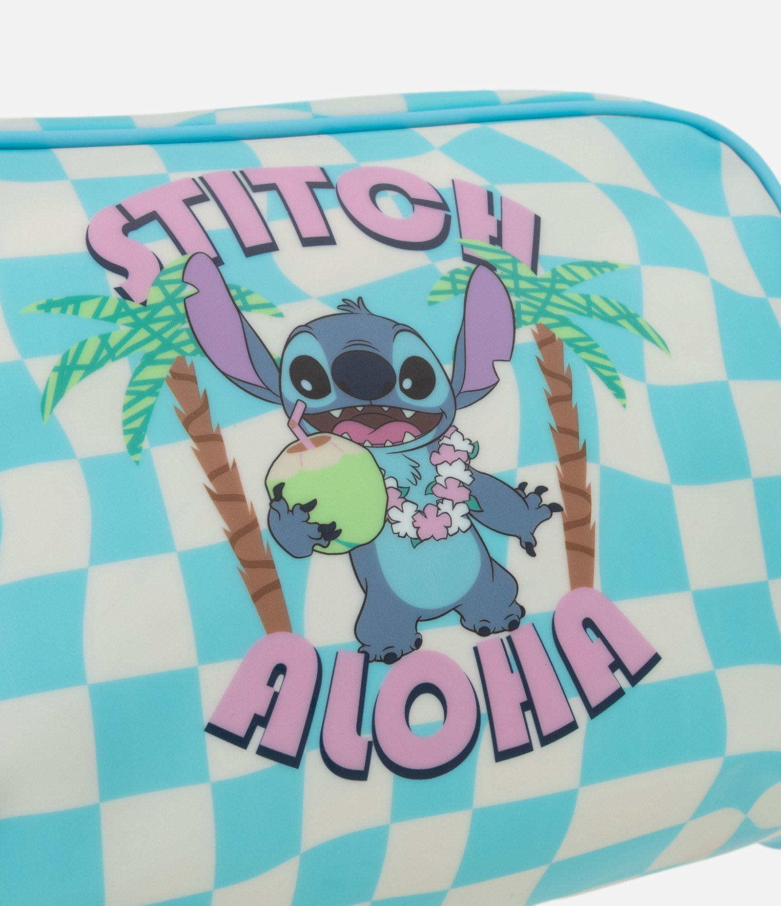 Nécessaire Retangular com Estampa de Stitch na Praia Azul 6