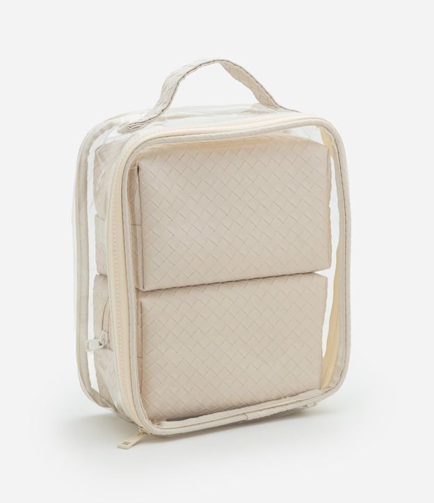 Kit 03 Nécessaire com Formas Diferentes e Textura