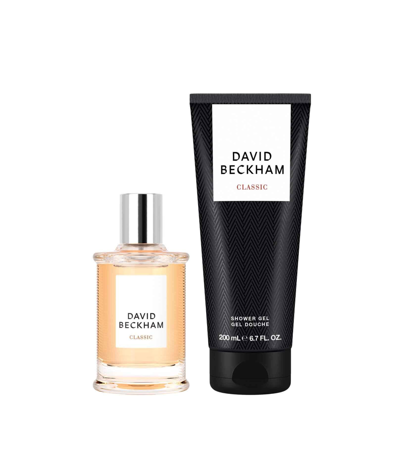 Coffret Perfume David Beckham Classic Eau De Toilette 50ml + Gel de Banho 200ml KIT 2