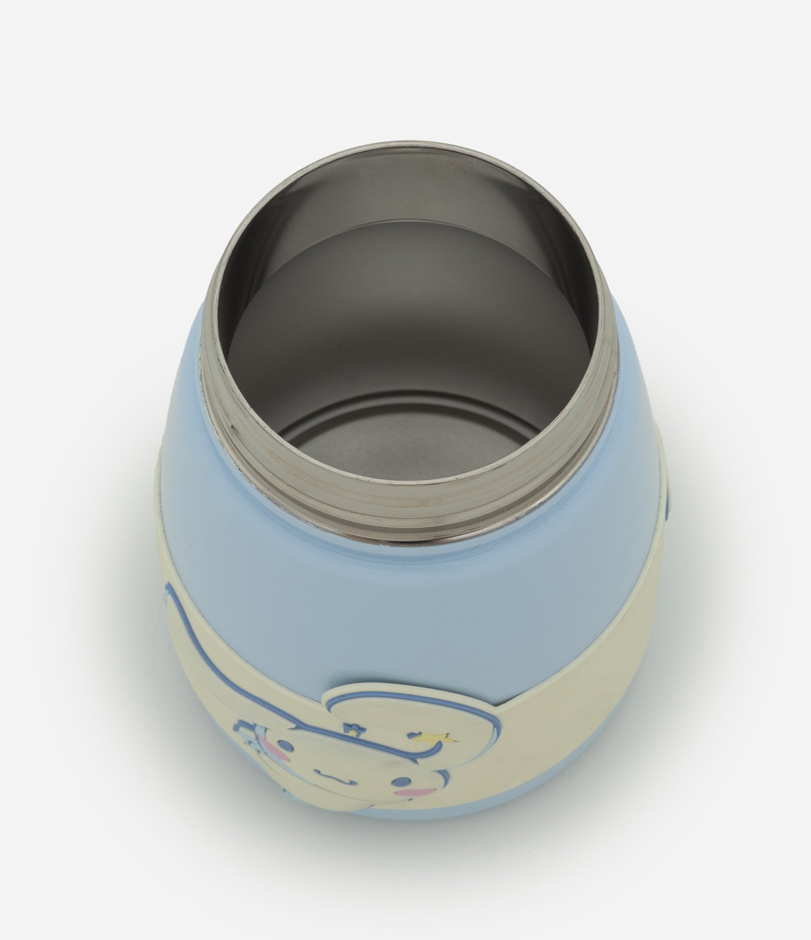 Garrafa Térmica com Botão de Metal e Personagem Cinnamoroll 750ml Azul 3