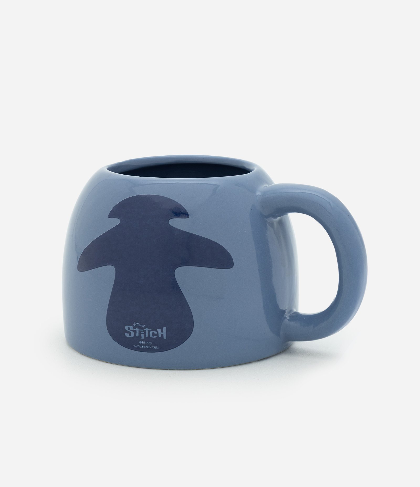 Caneca de Cerâmica com Estampa Stitch 450ml Azul 2