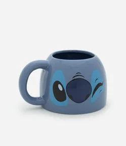 Caneca de Cerâmica com Estampa Stitch 450ml