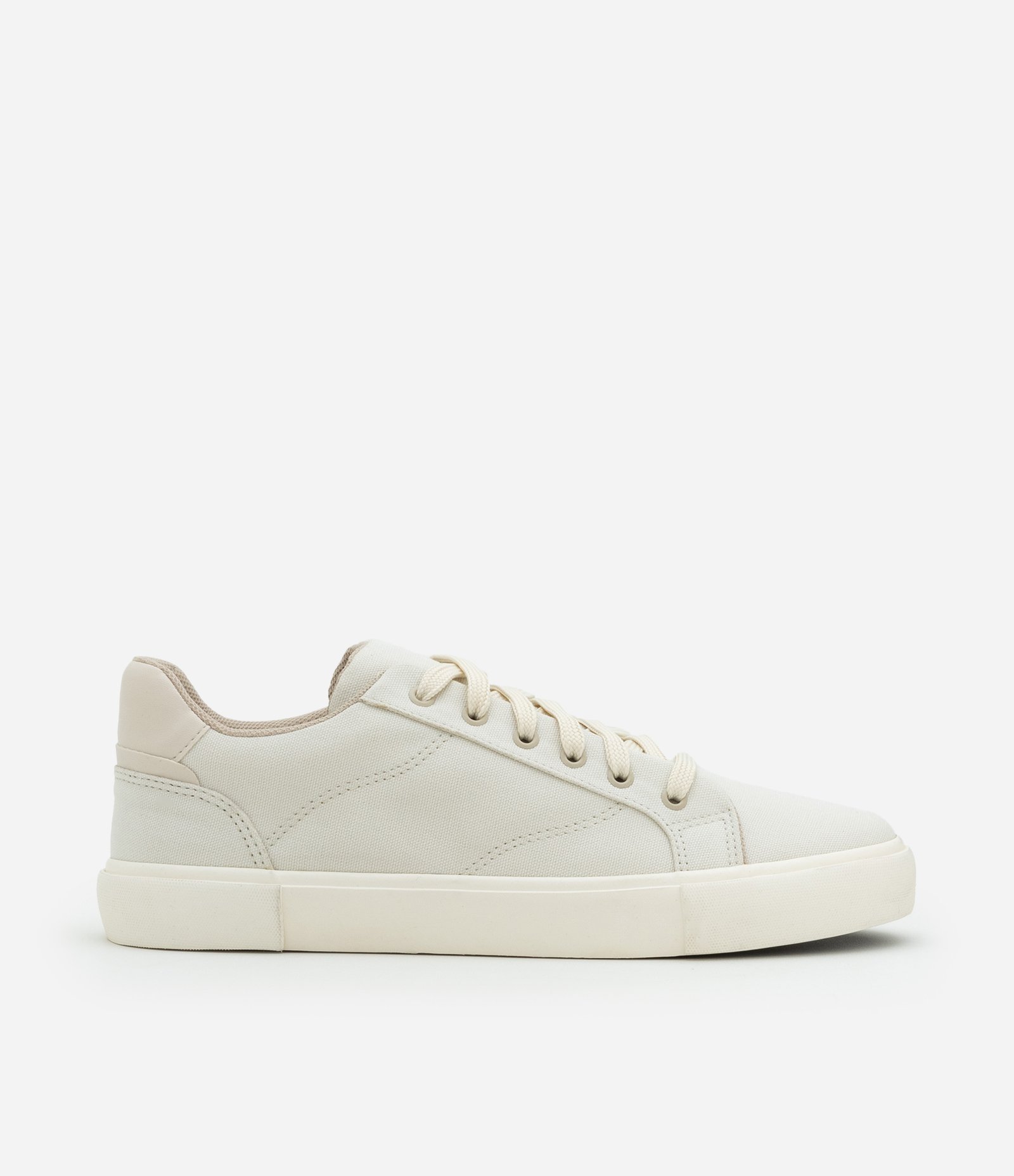 Tênis Casual em Lona com Cadarço Off White 1