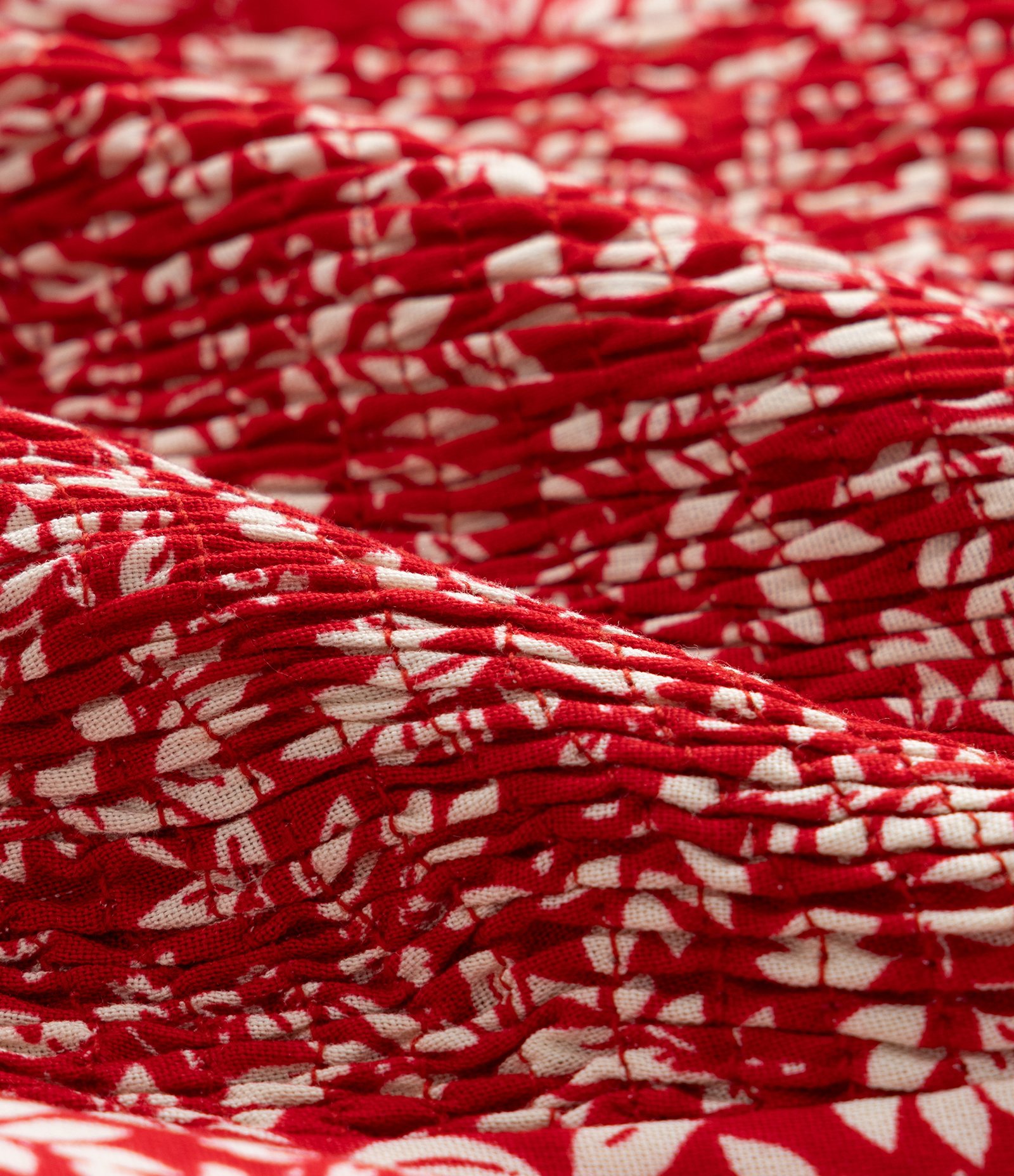 Macaquinho de Viscose com Estampa Liberty e Amarração no Busto Curve & Plus Size Vermelho 8