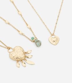 Colar Camadas com Colares Diversos