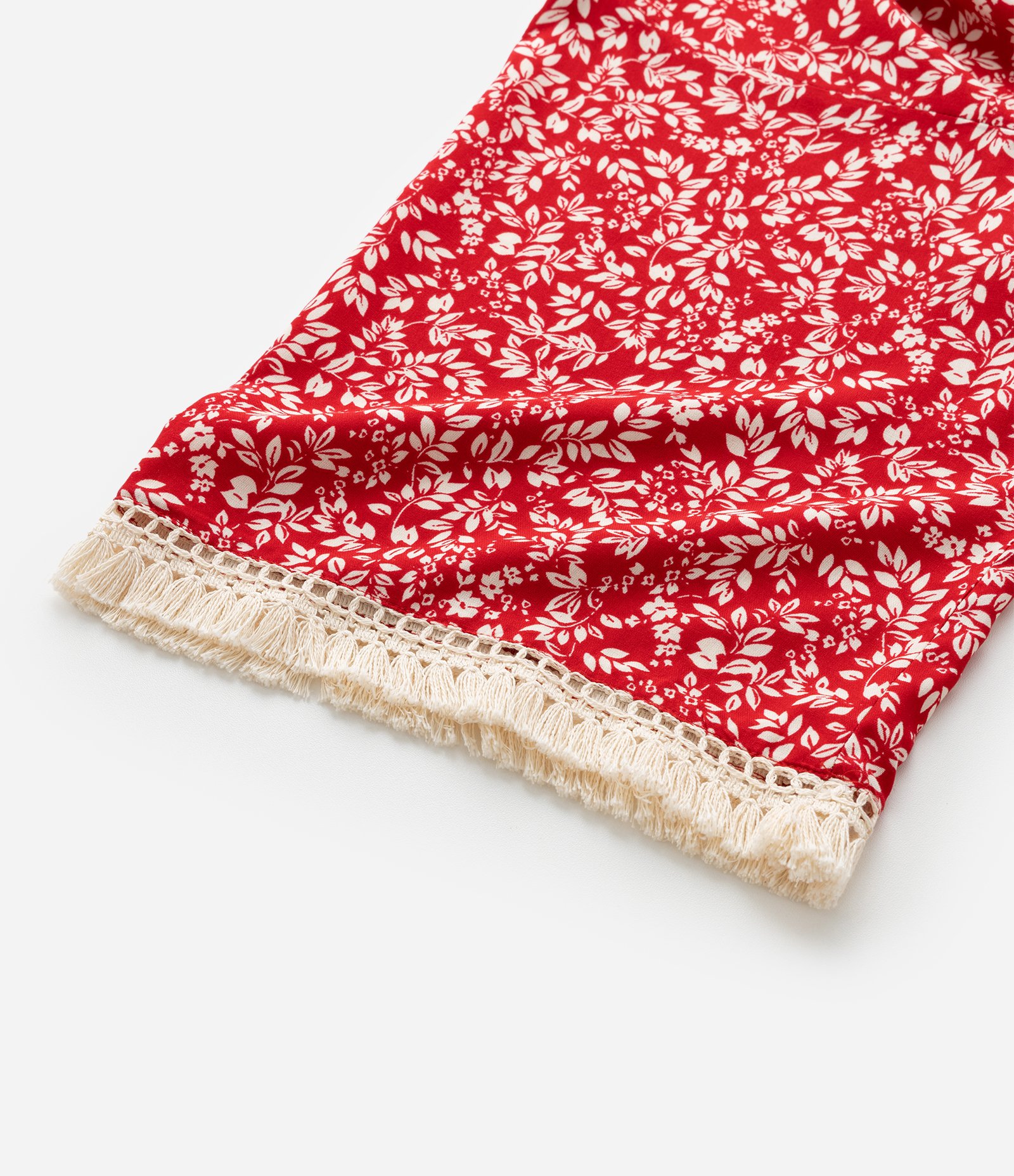 Kimono em Viscose com Estampa Liberty Curve & Plus Size Vermelho 8