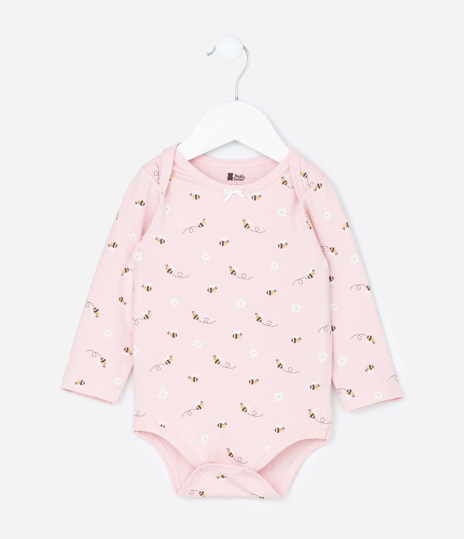 Body Infantil com Estampa Mini Abelhinhas - Tam RN a 18 meses Rosa 1