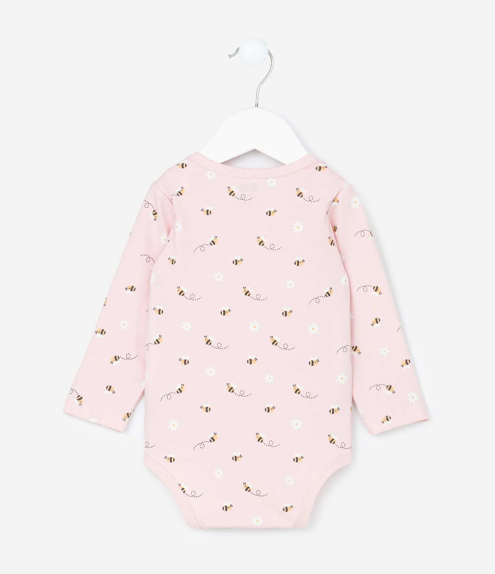 Body Infantil com Estampa Mini Abelhinhas - Tam RN a 18 meses Rosa 2