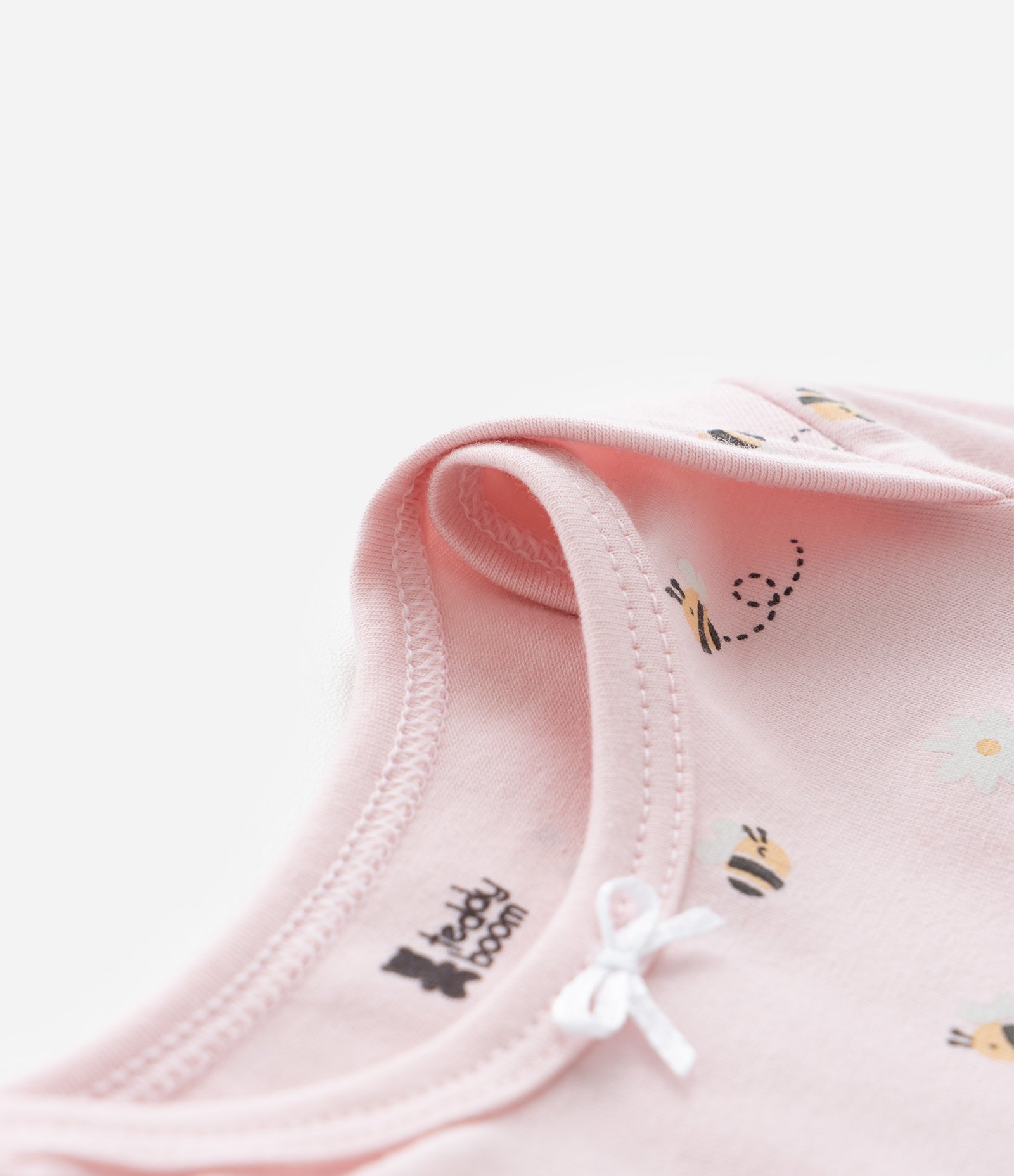 Body Infantil com Estampa Mini Abelhinhas - Tam RN a 18 meses Rosa 4