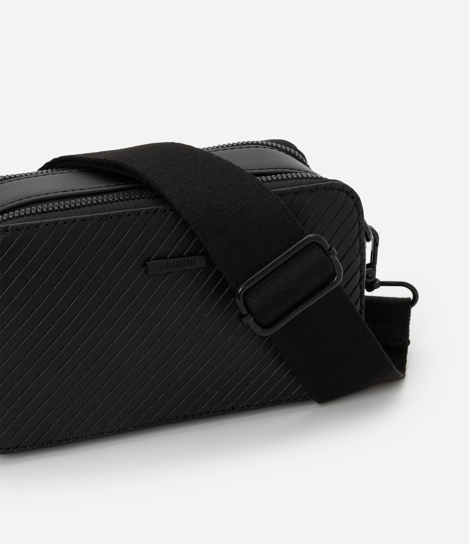 Bola Câmera Bag com Alça Transversal e Porta Moedas Preto 5