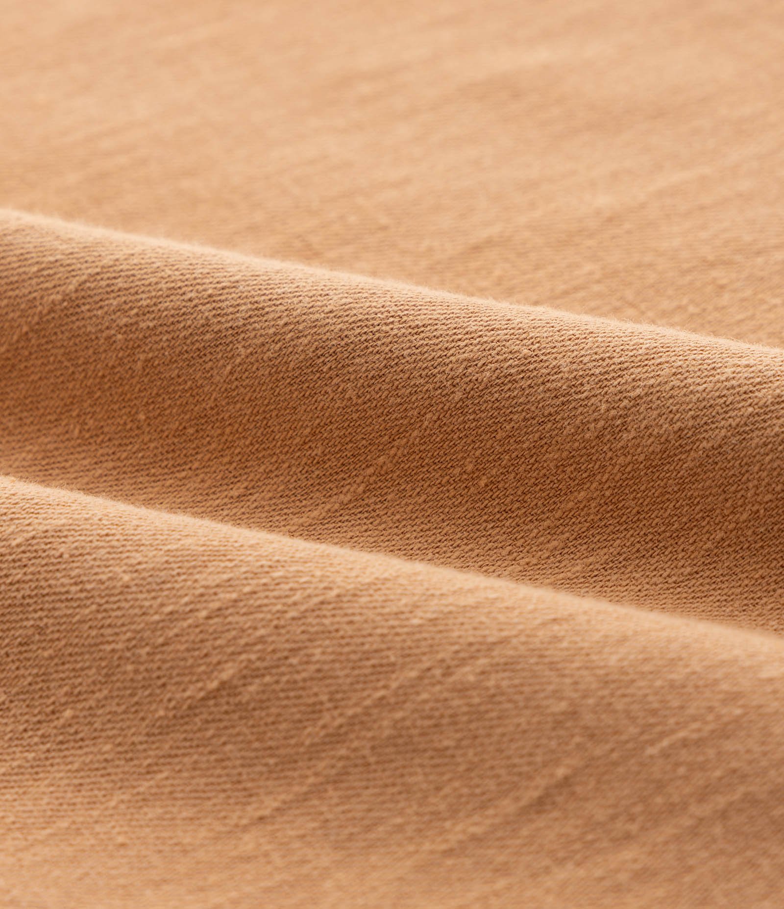 Camisa em Sarja com Pespontos e Barra Larga Curve & Plus Size Caramelo 7