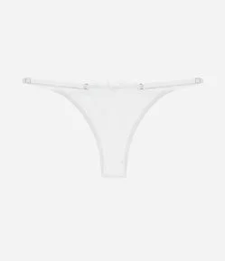 Calcinha String Fio Duplo em Renda