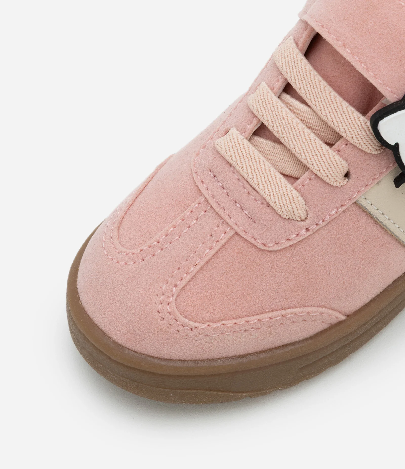 Tênis Infantil com Velcro e Patch da Hello Kitty - Tam 20 ao 27 Rosa 3