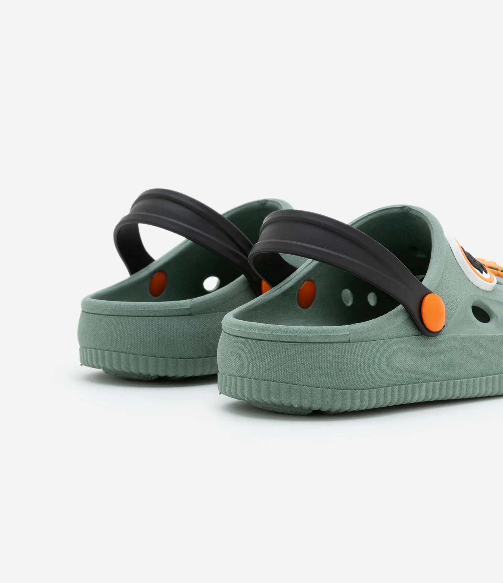 Sandália Babuche Infantil com Patch de Dinossauro  - Tam 20 a 33 Verde 2