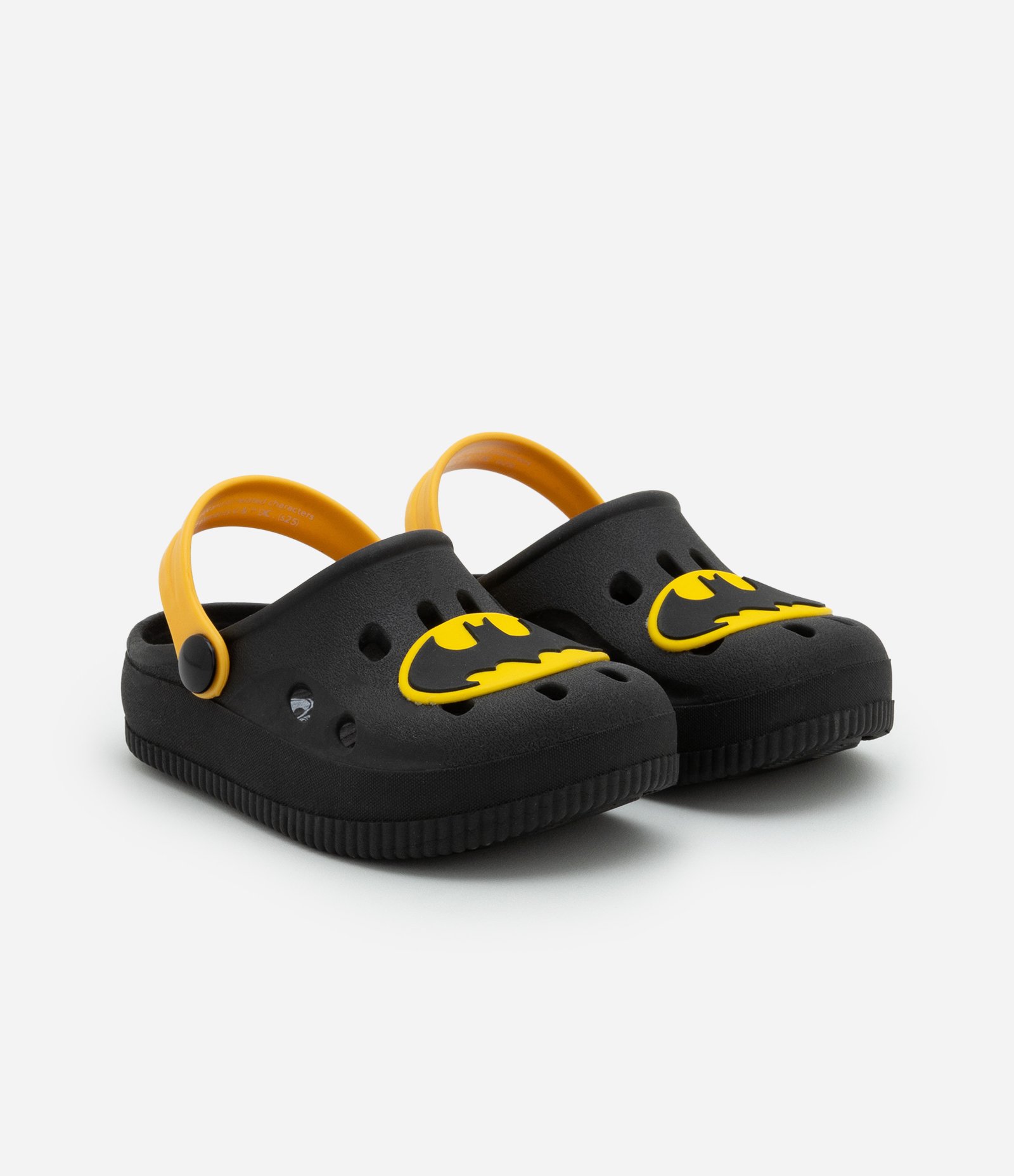 Sandália Babuche Infantil com Patch Batman - Tam 20 ao 33 Preto 4