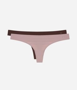 Kit 02 Calcinhas Biquíni Fio em Microfibra