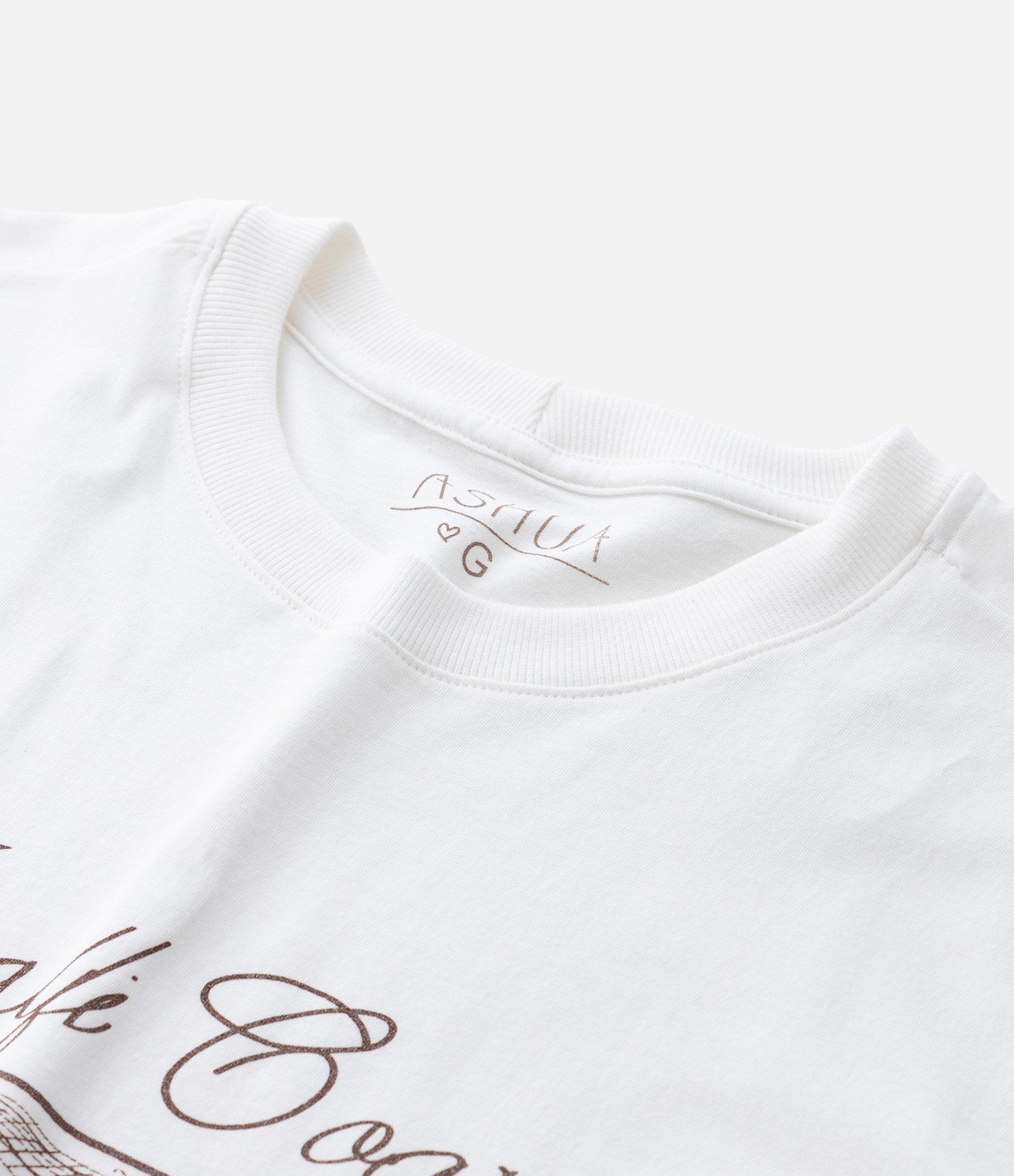 Camiseta Alongada com Estampa Amalfi Coast Curve Plus Size Branco 6