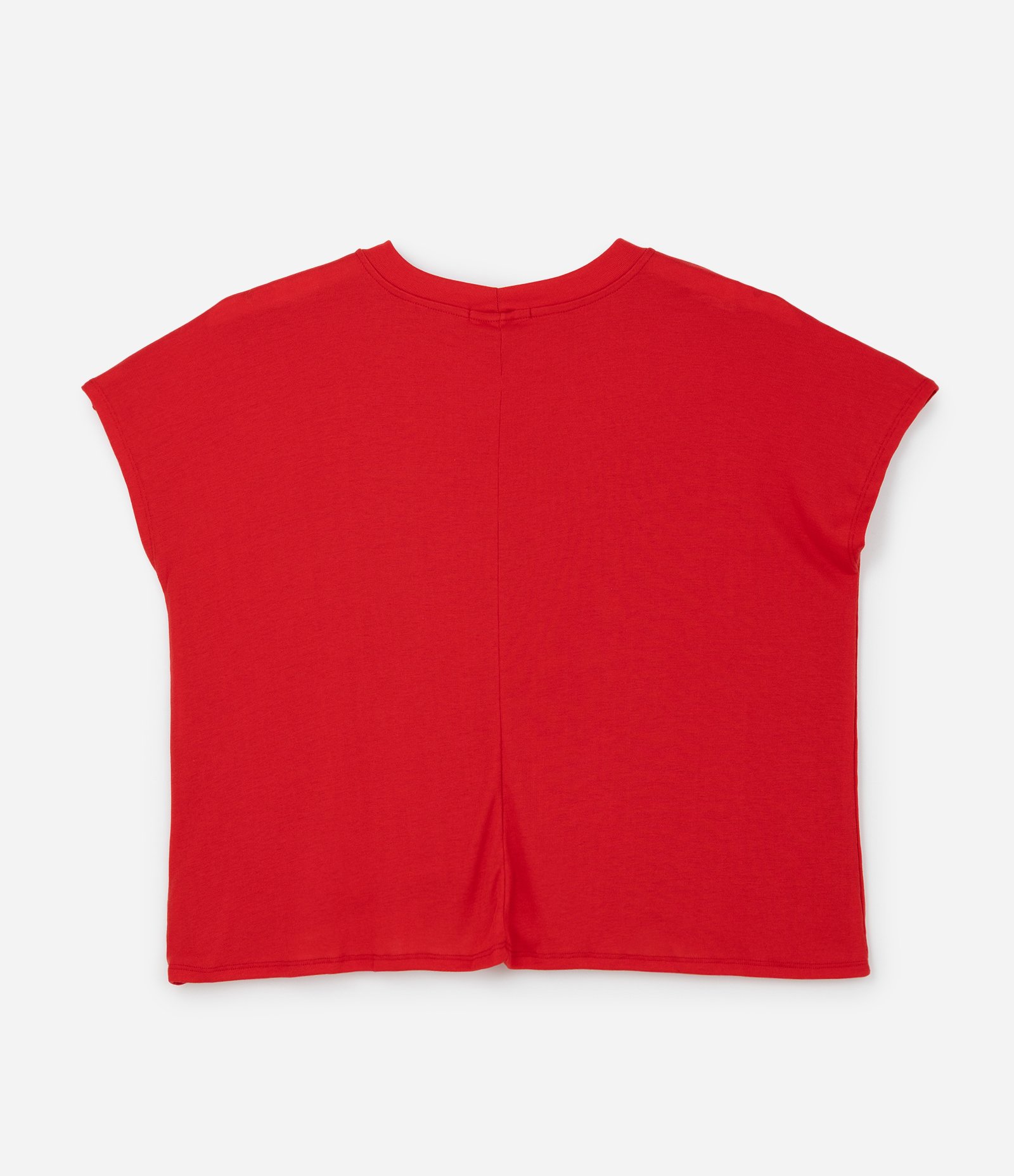 Blusa Básica em Ribana e sem Cava Curve & Plus Size Vermelho 5
