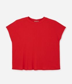 Blusa Básica em Ribana e sem Cava Curve & Plus Size