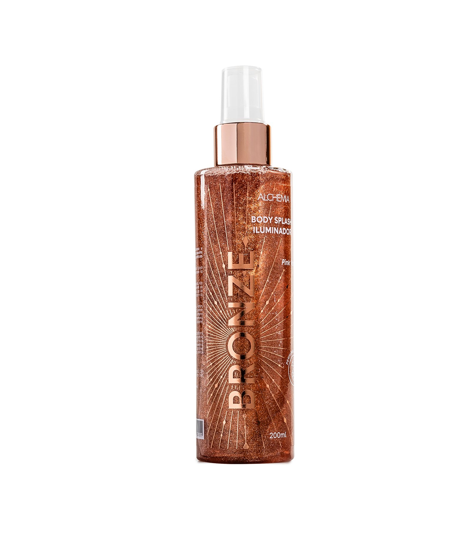 Body Splash Bronze com Shimmer Alchemia 200ml 1