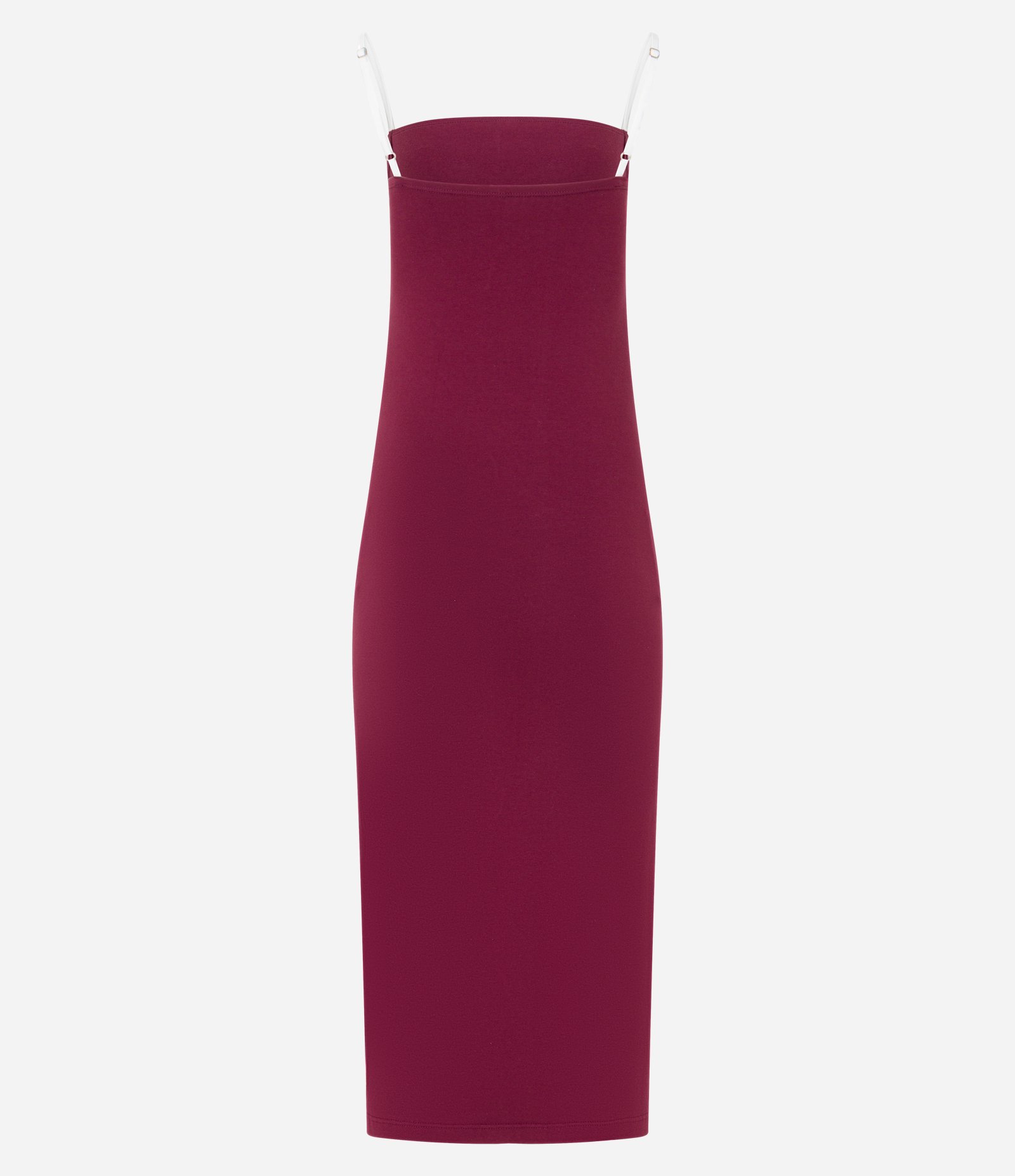Vestido Midi com Viés Contrastante no Busto Vermelho 6