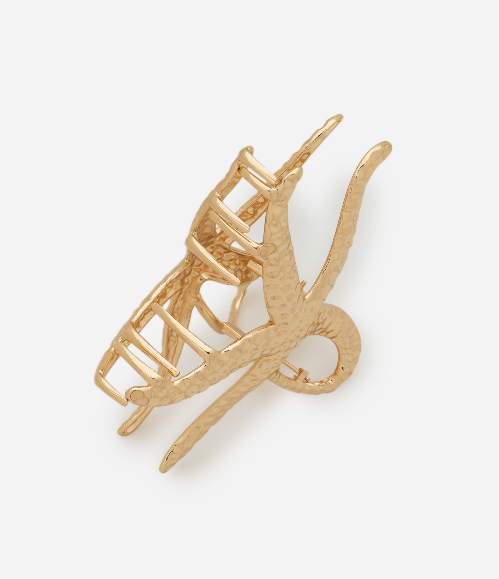 Piranha de Cabelo em Forma de Estrela do Mar Dourado 2