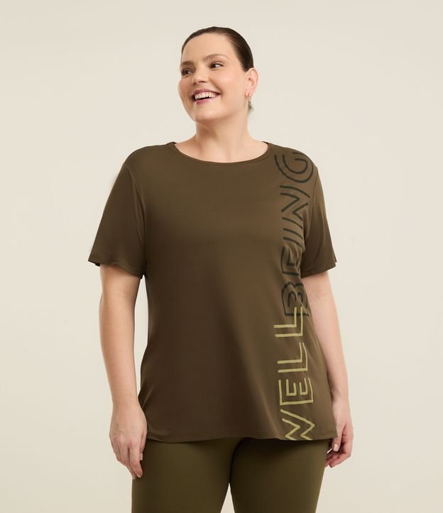 Camiseta Esportiva Alongada com Tecnologia Dry Curve & Plus Size