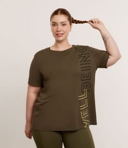 Camiseta Esportiva Alongada com Tecnologia Dry Curve & Plus Size