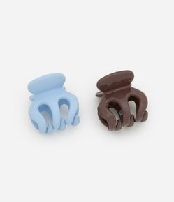 Kit 02 Piranhas de Cabelo Arredondadas