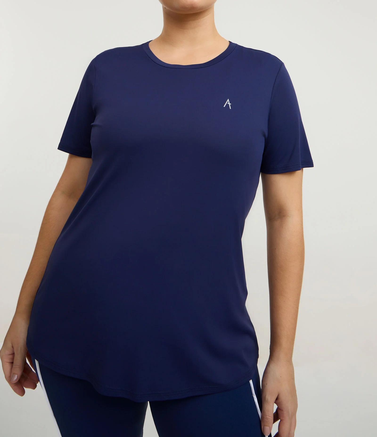 Camiseta Esportiva com Tecnologia Dry Curve & Plus Size Azul 2