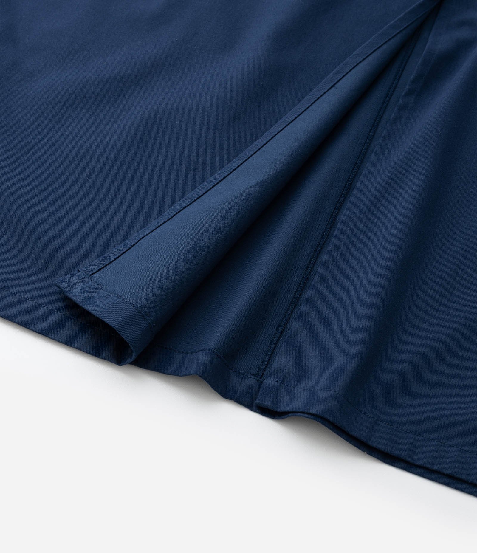 Saia Midi em Sarja com Bolso Cargo Curve & Plus Size Azul 9