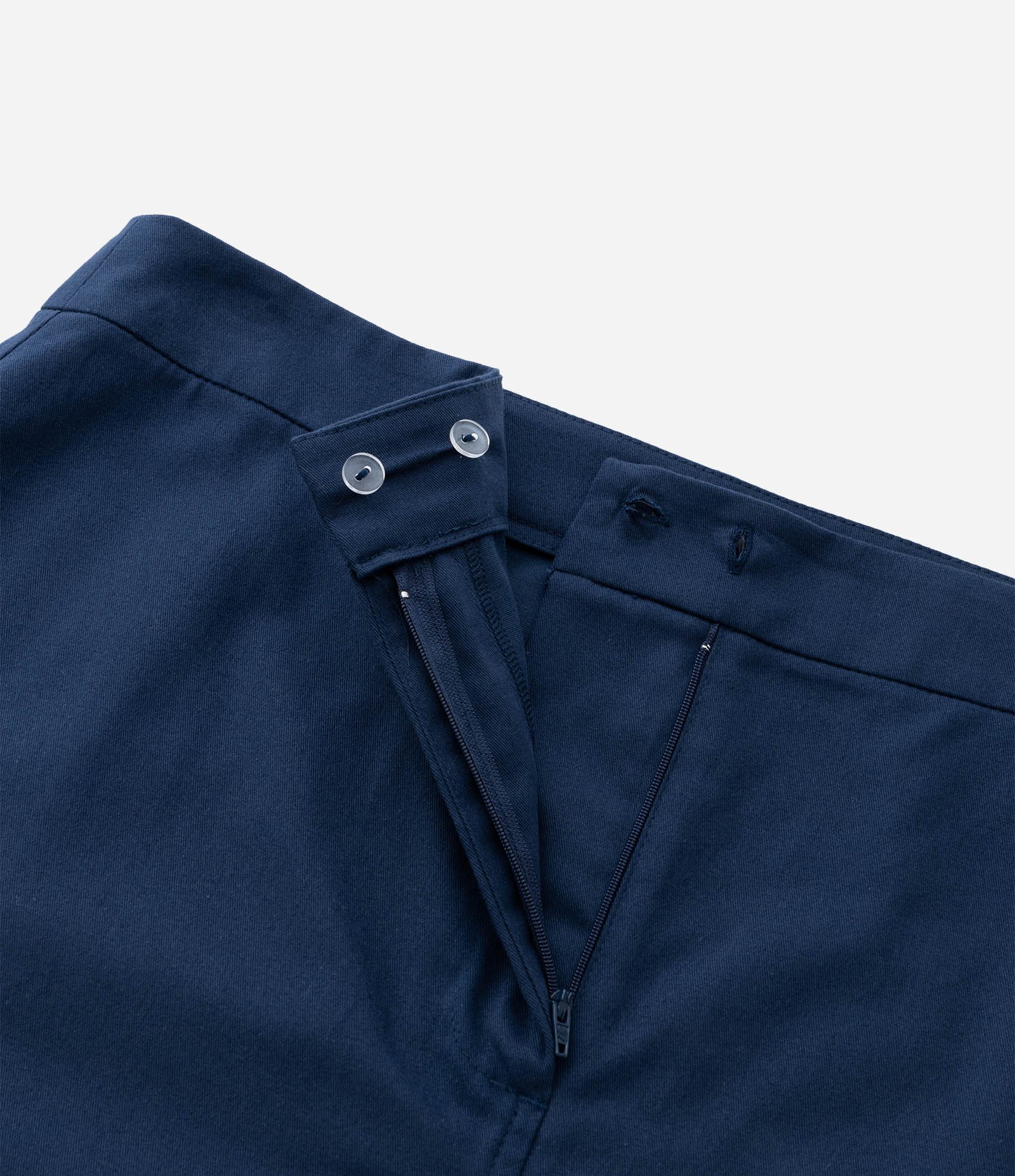 Saia Midi em Sarja com Bolso Cargo Curve & Plus Size Azul 10