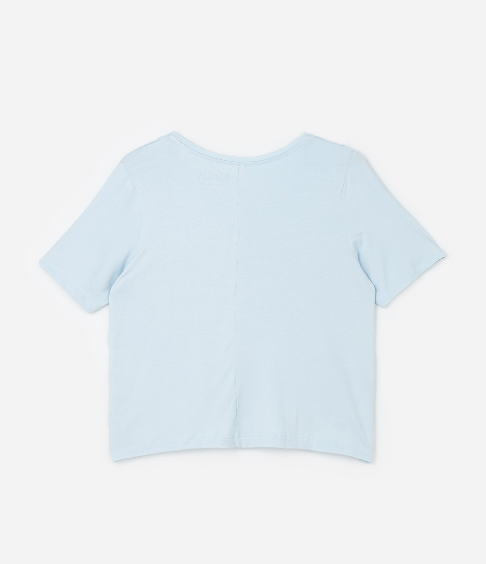 Pijama Curto em Viscolycra com Estampa Mi Amore e Short de Margaridas Curve & Plus Size Azul 7