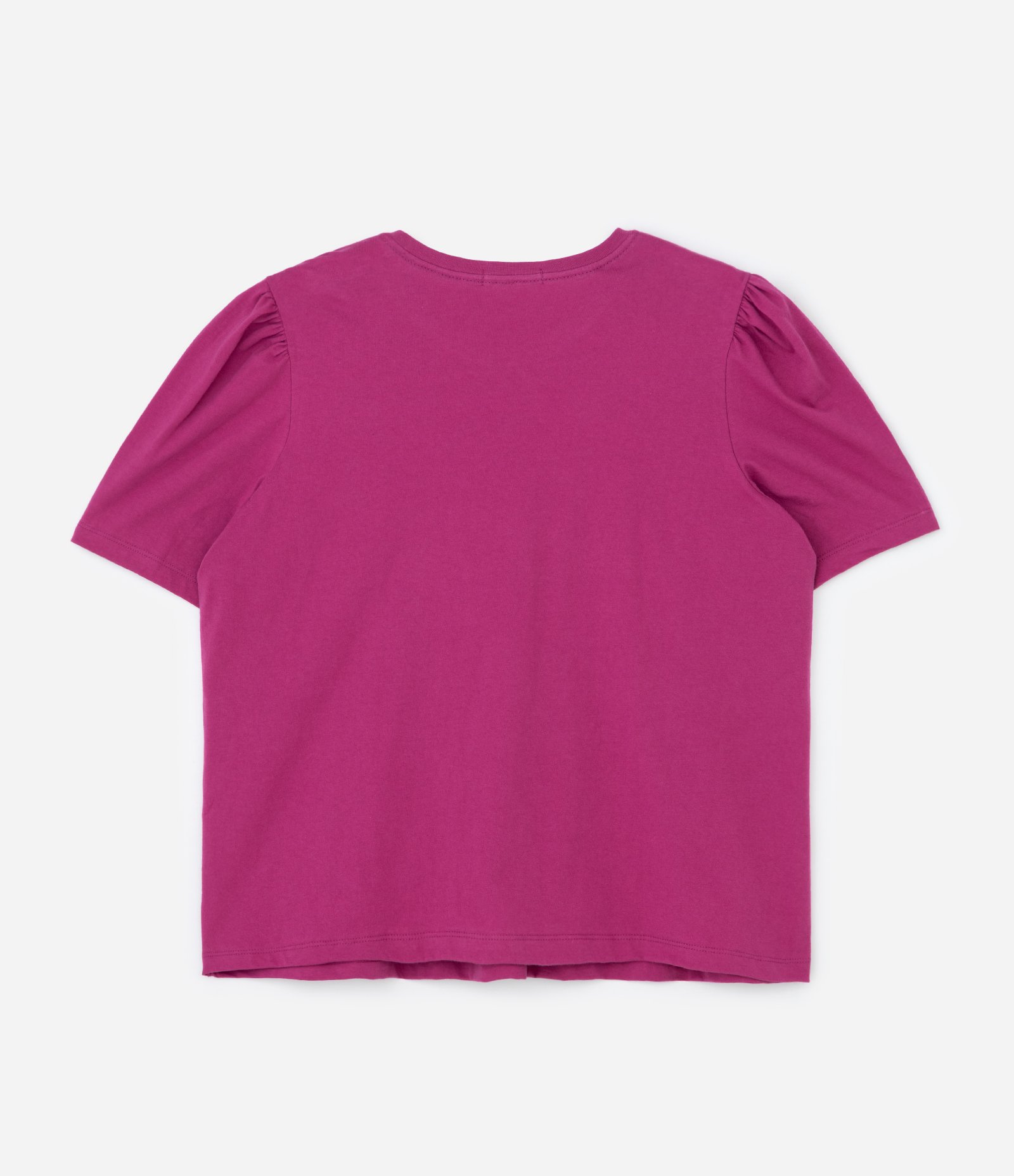 Blusa Manga Bufante e Estampa de Coração Curve & Plus Size Rosa 4