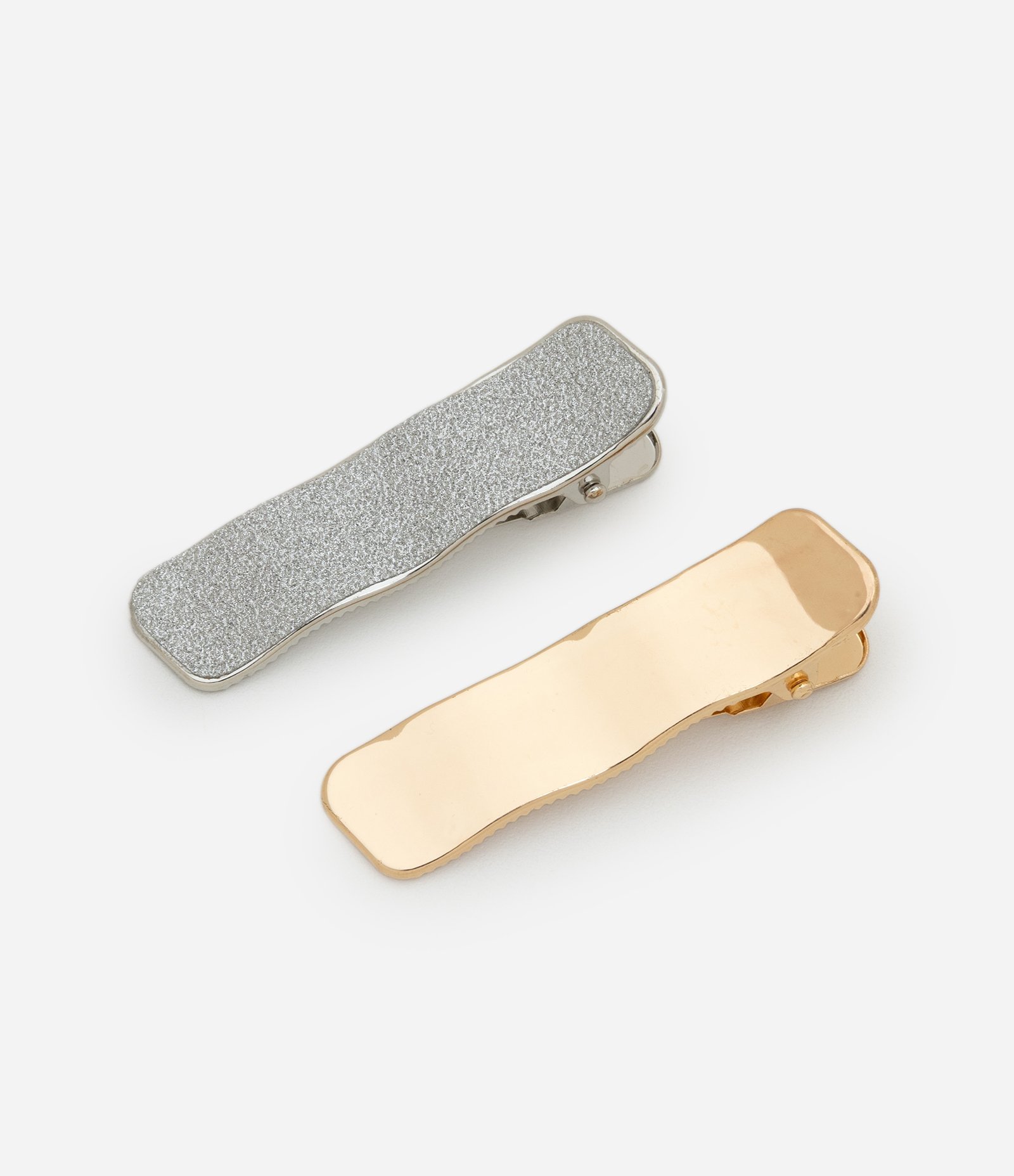 Kit 02 Presilhas de Cabelo Dourado/Prata 2