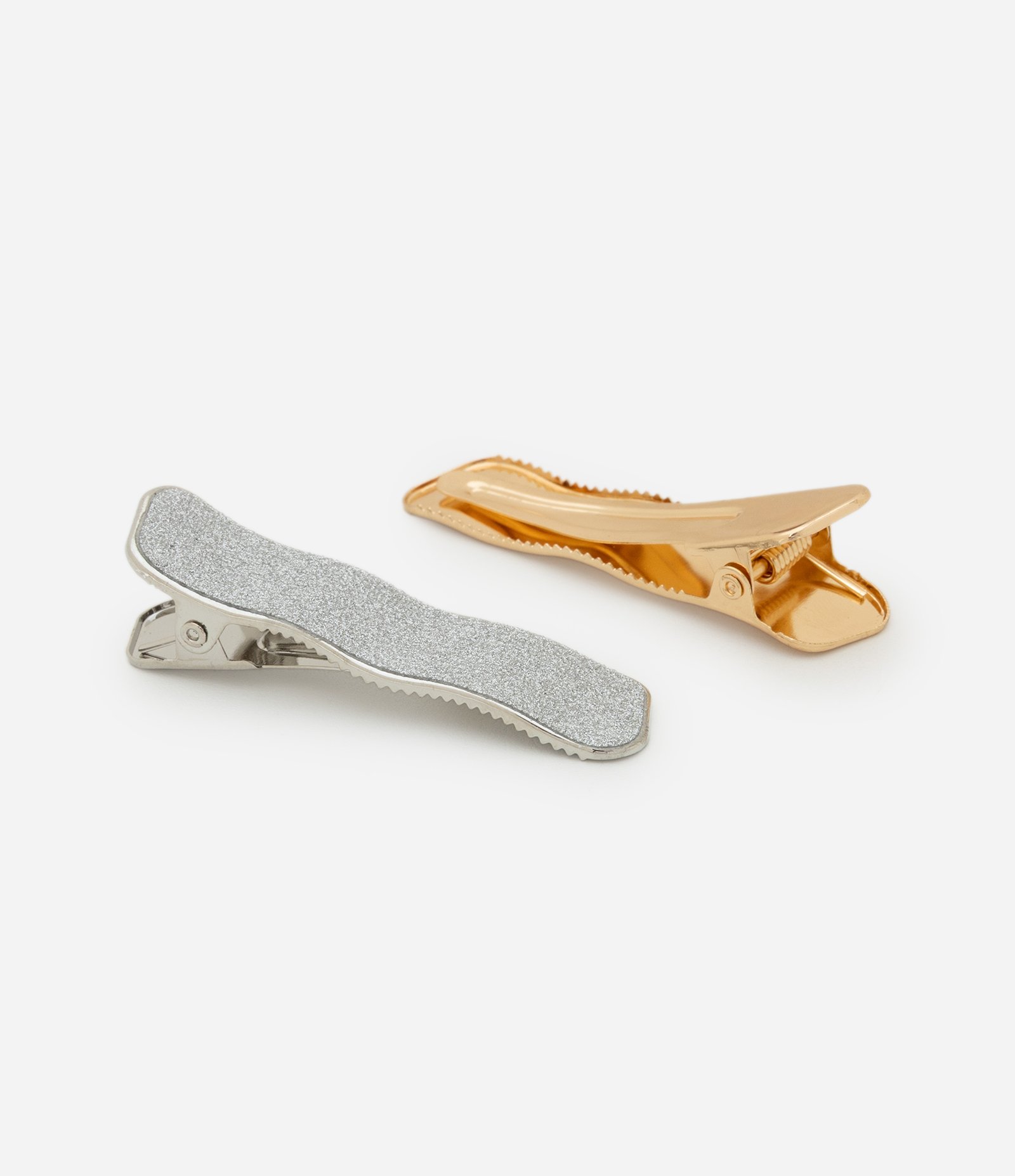 Kit 02 Presilhas de Cabelo Dourado/Prata 3